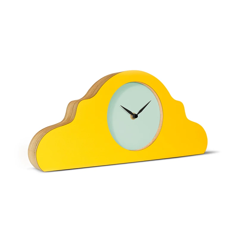 Mantel clock - Signal yellow/gale green/deep black