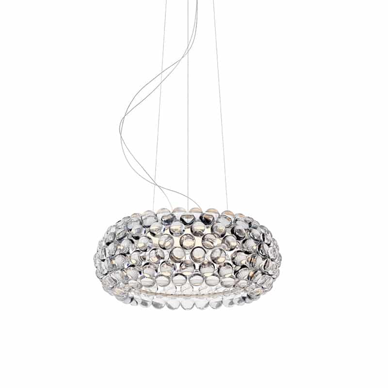 Caboche Plus media led hanglamp - Transparente