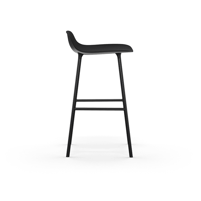 Form Barstool 65 cm Black/Black