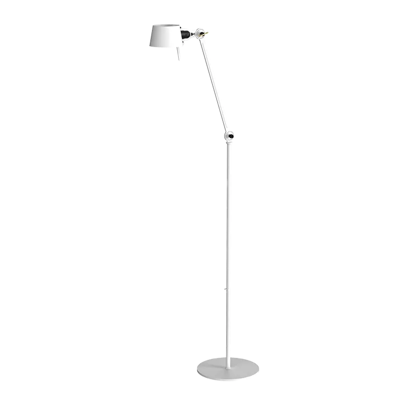 Bolt 1arm vloerlamp long - Pure white