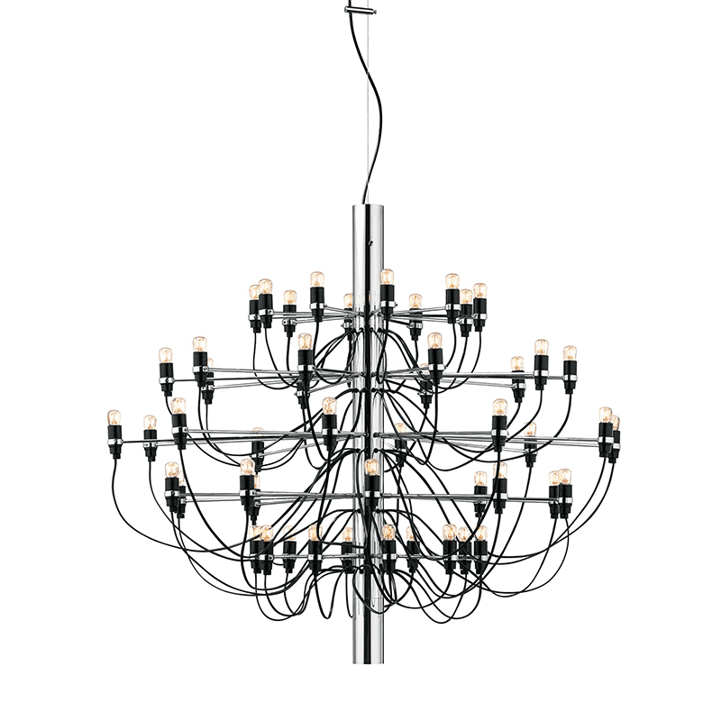 2097/50 hanglamp frosted bulbs - Cromo