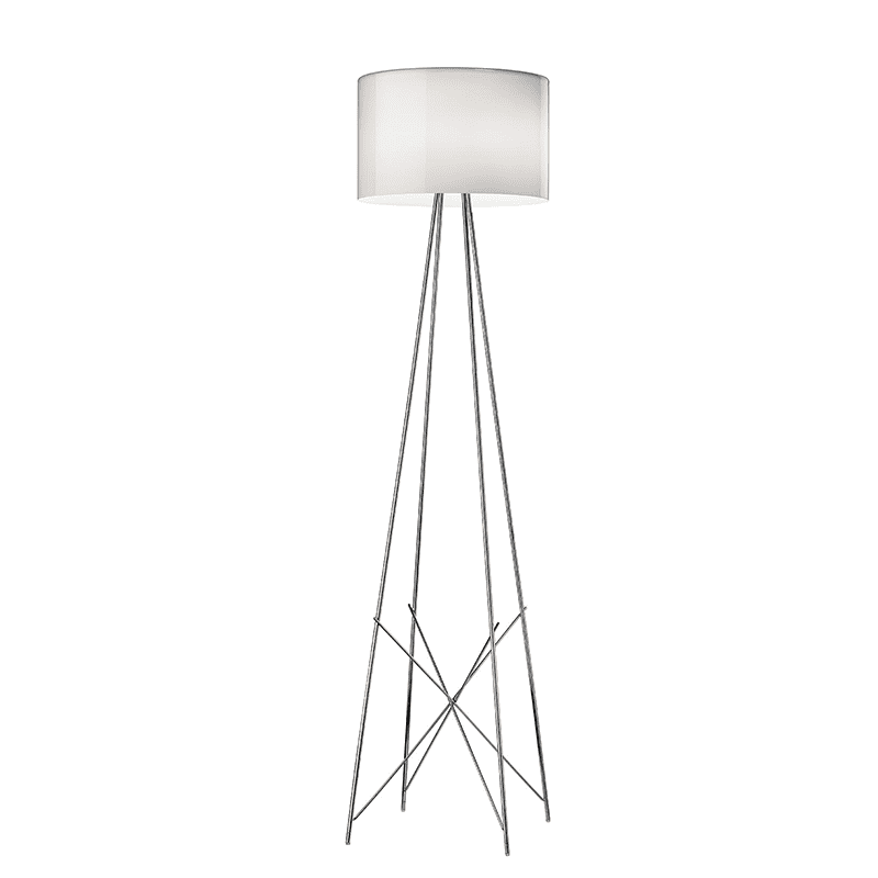 Ray F2 dim vloerlamp c/diff - Vetro/grigio