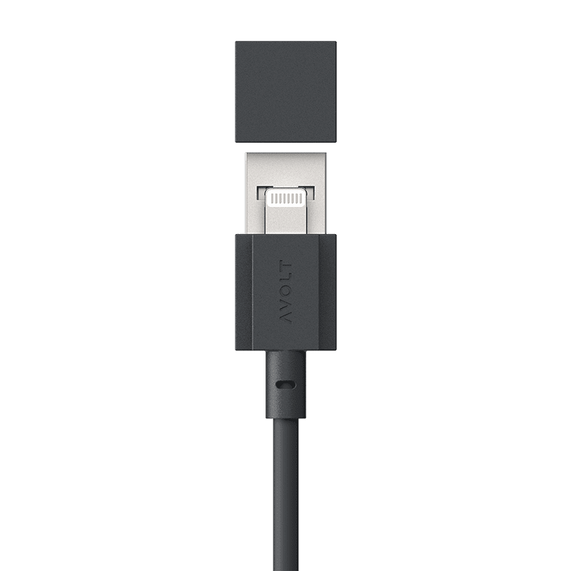 Cable 1 (USB A to lightning) - Stockholm Black
