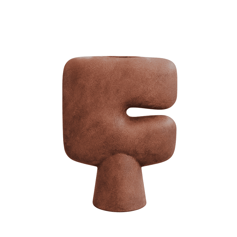 Tribal Vase Big - Terracotta