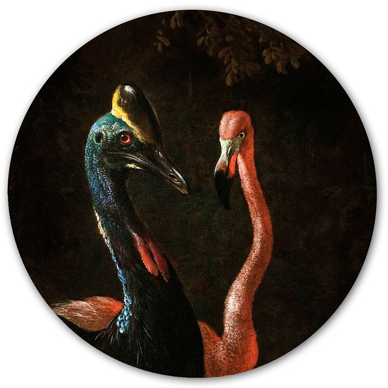 Magneet sticker - Cassowary and friend