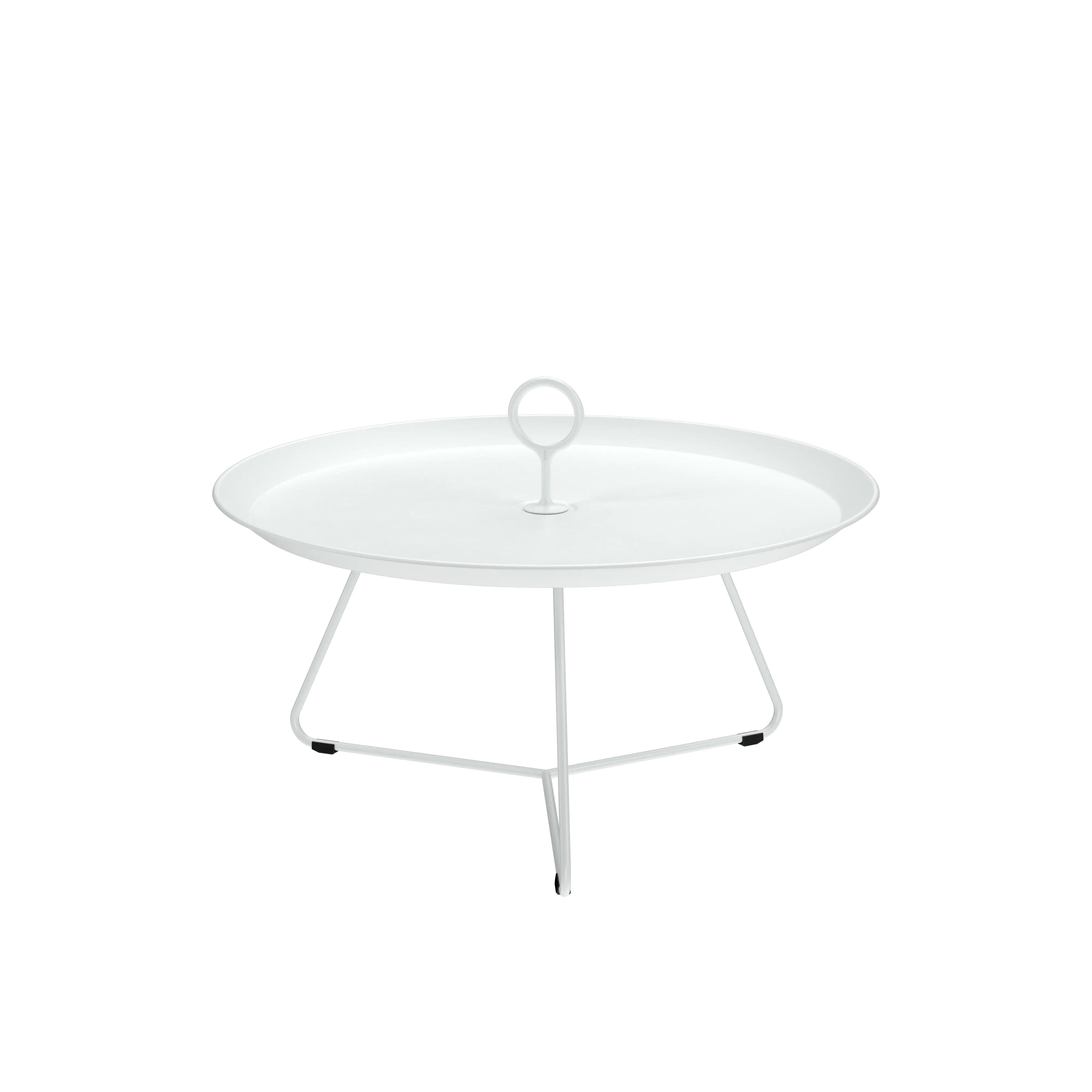 Eyelet tray table 70 cm - White