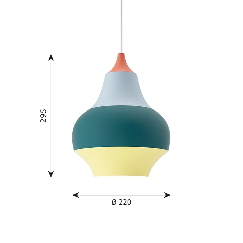 Cirque 22 hanglamp - Red