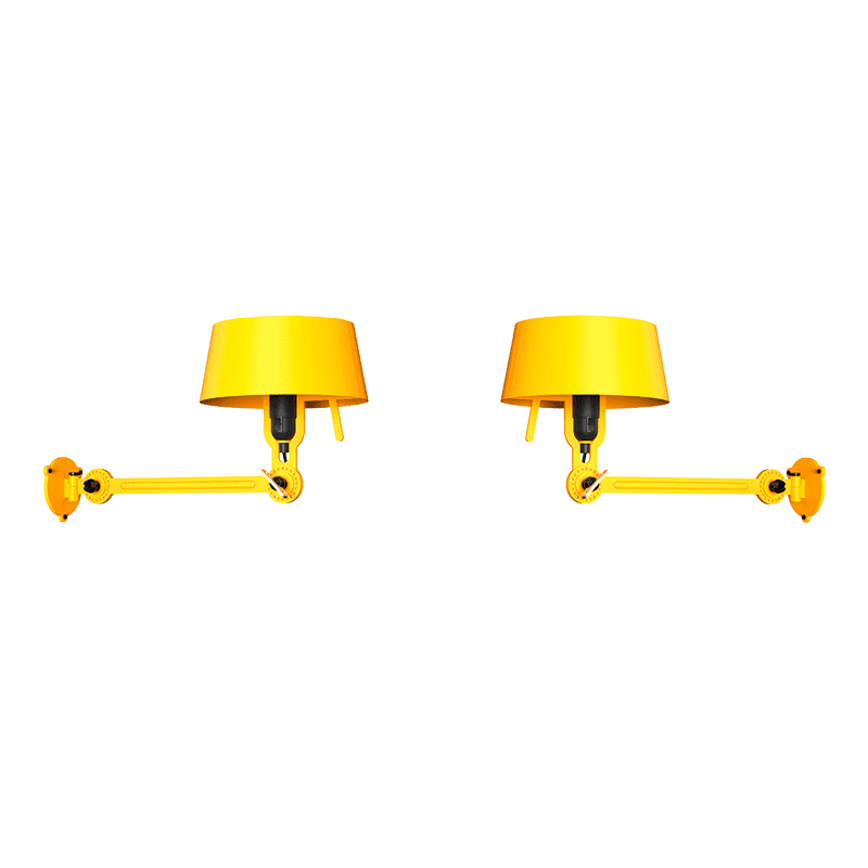 Bolt bed wandlamp underfit set - Sunny yellow