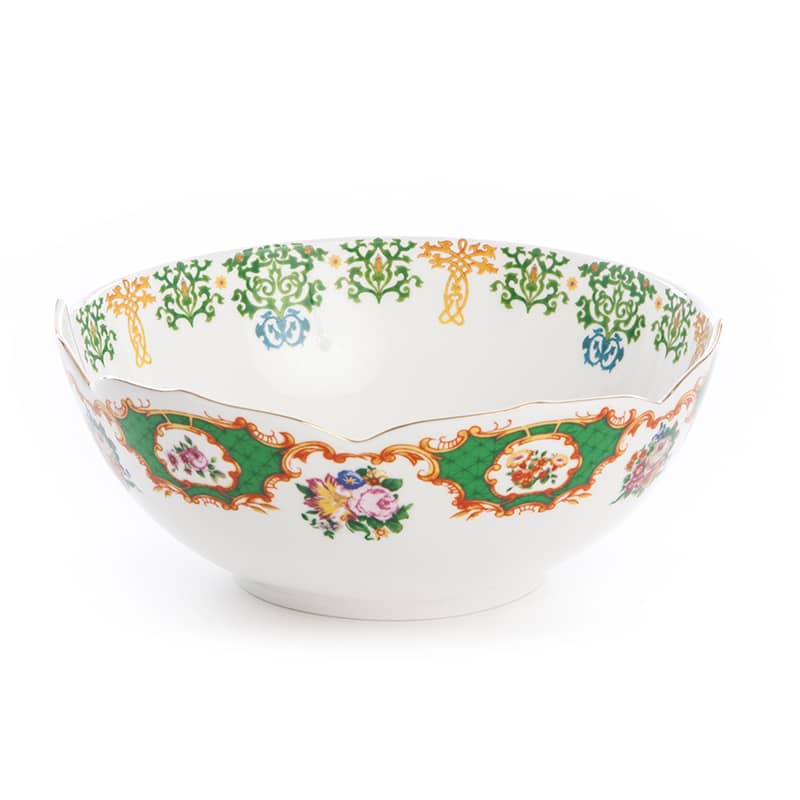 Hybrid-zaira salad bowl in porcelain