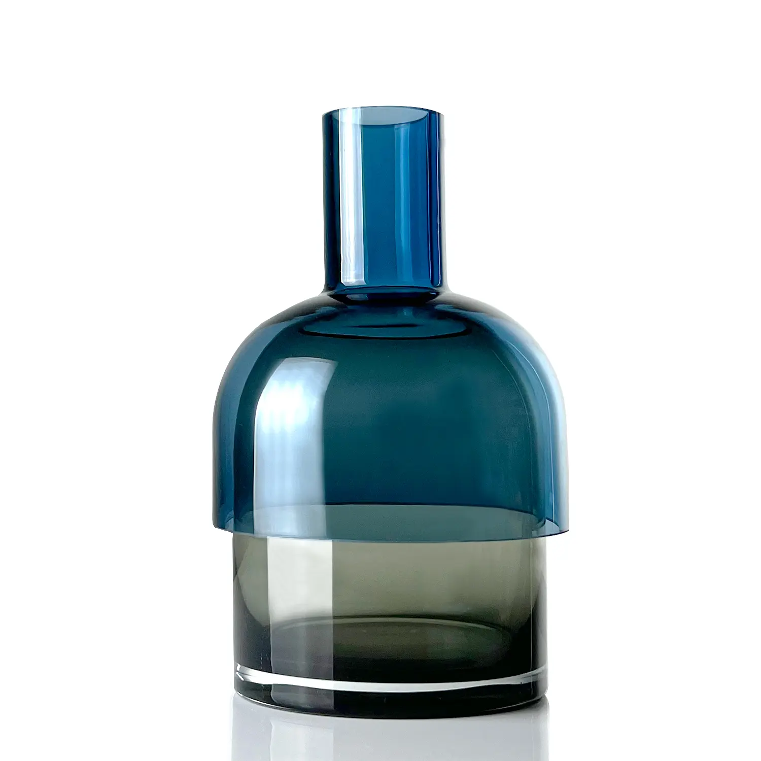 Flip Vase Blue and Gray - Large