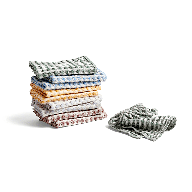 Twist Dish Cloth and Towel - Egg yolk