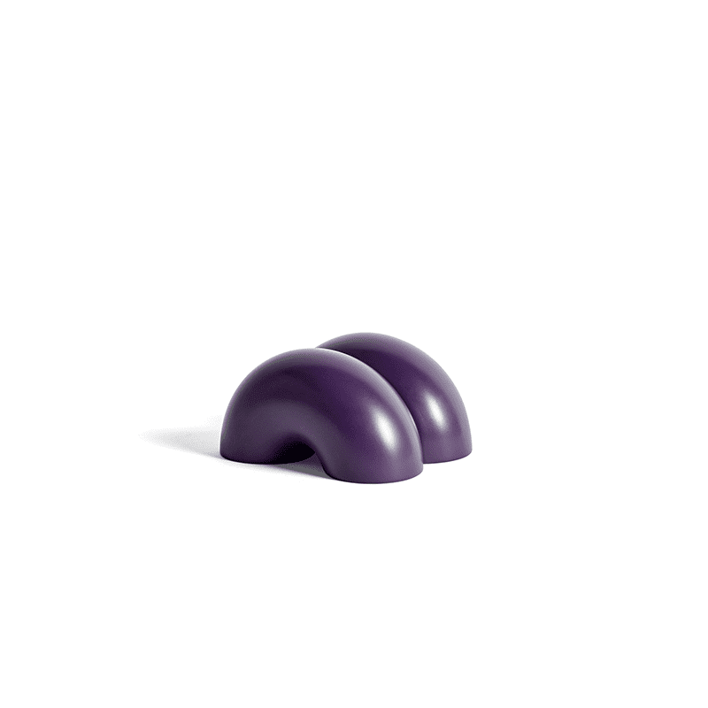 WS Double Donut Doorstop - Purple