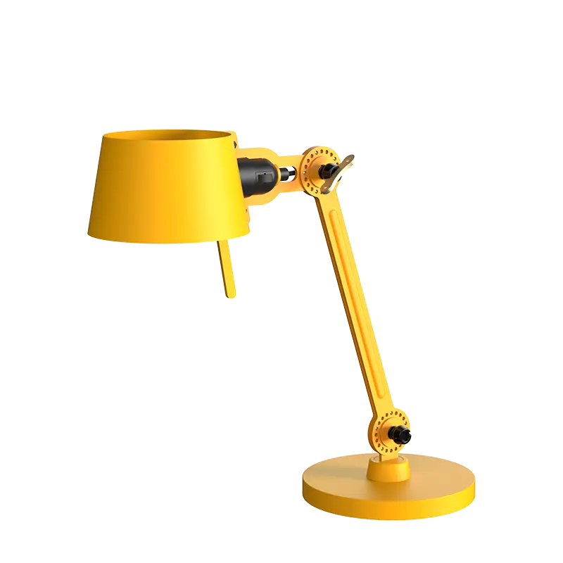 Bolt bureaulamp 1arm small foot - Sunny yellow