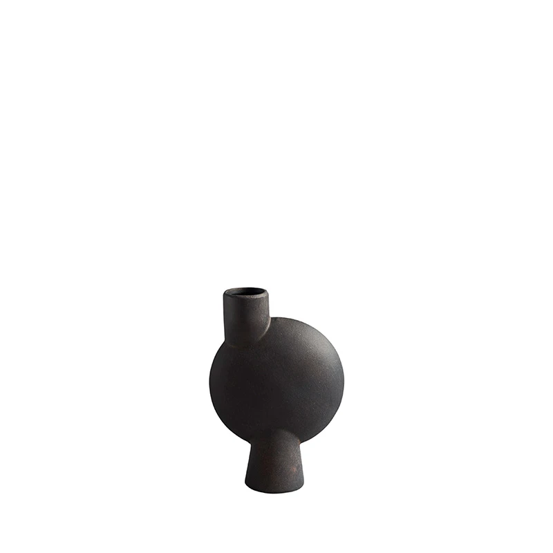 Sphere Vase Bubl Medio - Coffee