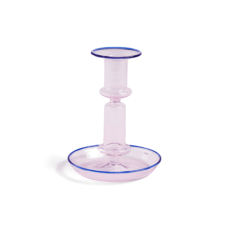Flare Medium - Pink with blue rim