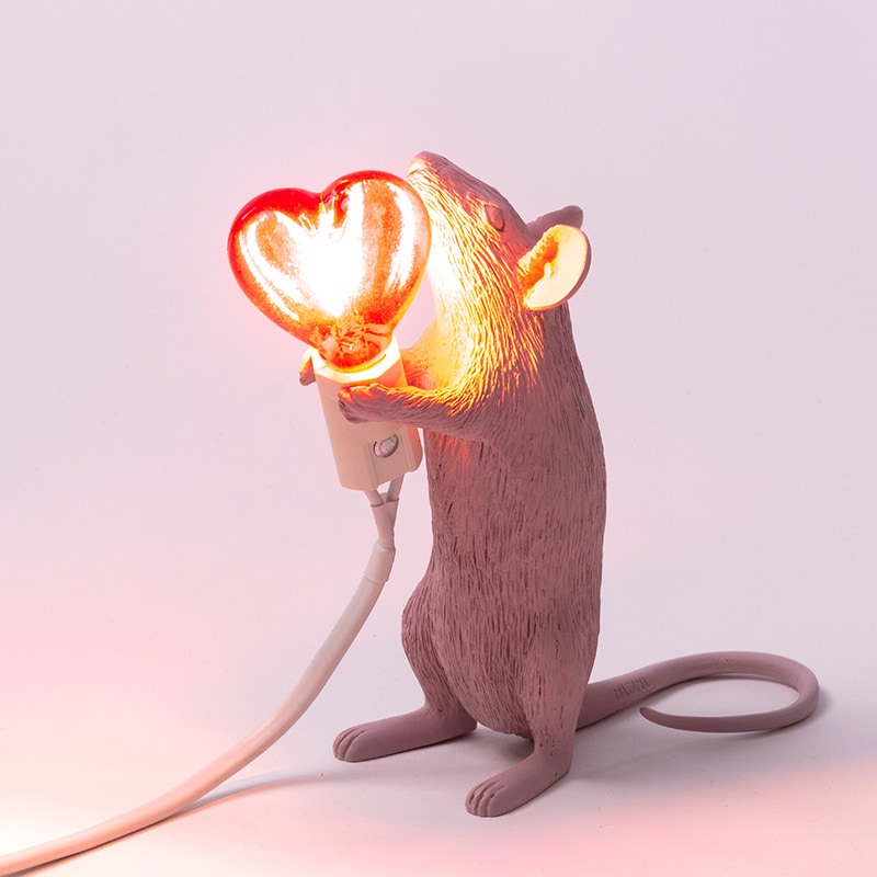 Mouse valentine's day USB tafellamp