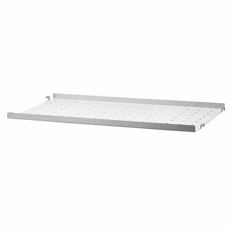 Metal shelf with low edge galvanized 58/2/30