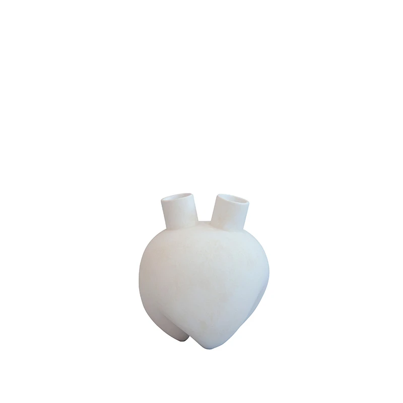 Sumo Vase Horns - Bone white