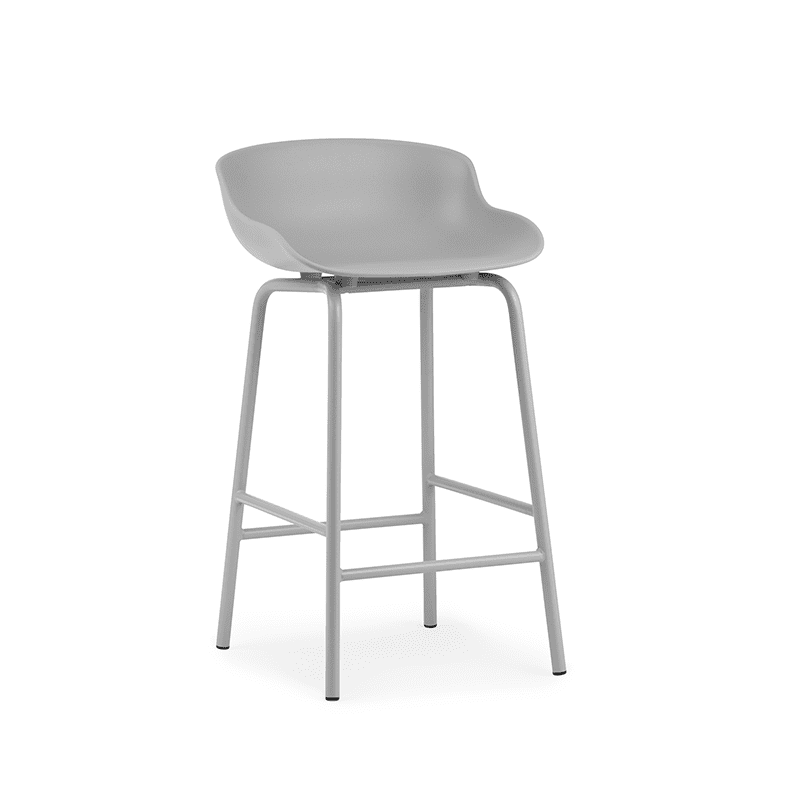 Hyg Barstool 65 cm Grey/Steel Grey