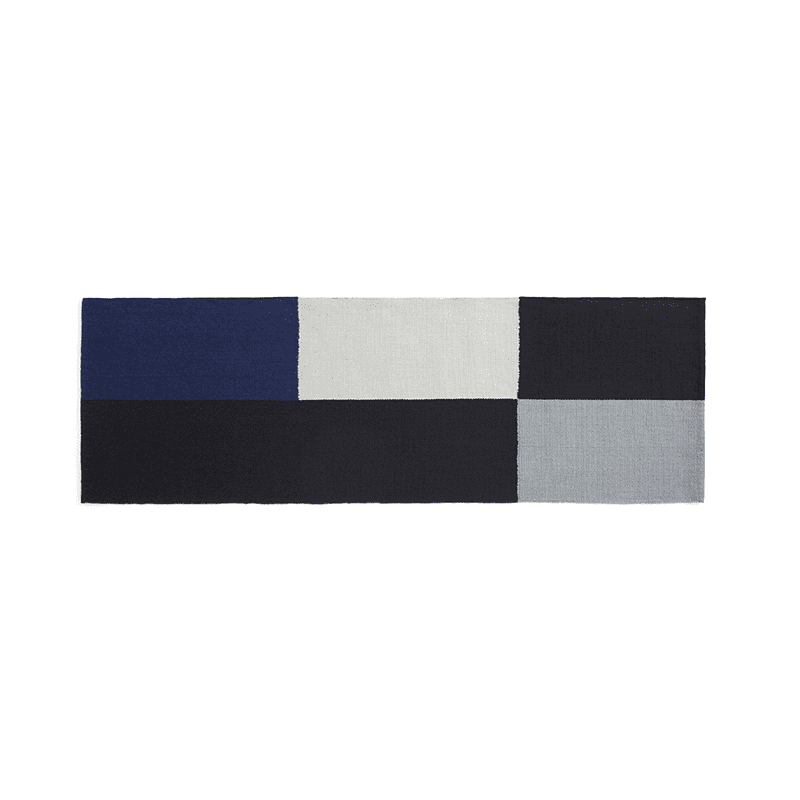Ethan Cook Flat Works 80x250 - Black and blue