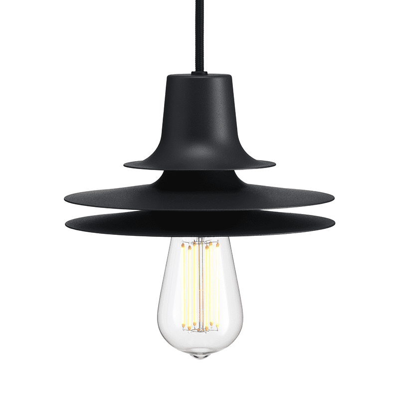 Firefly 3 shades 2 low hanglamp - Dark grey