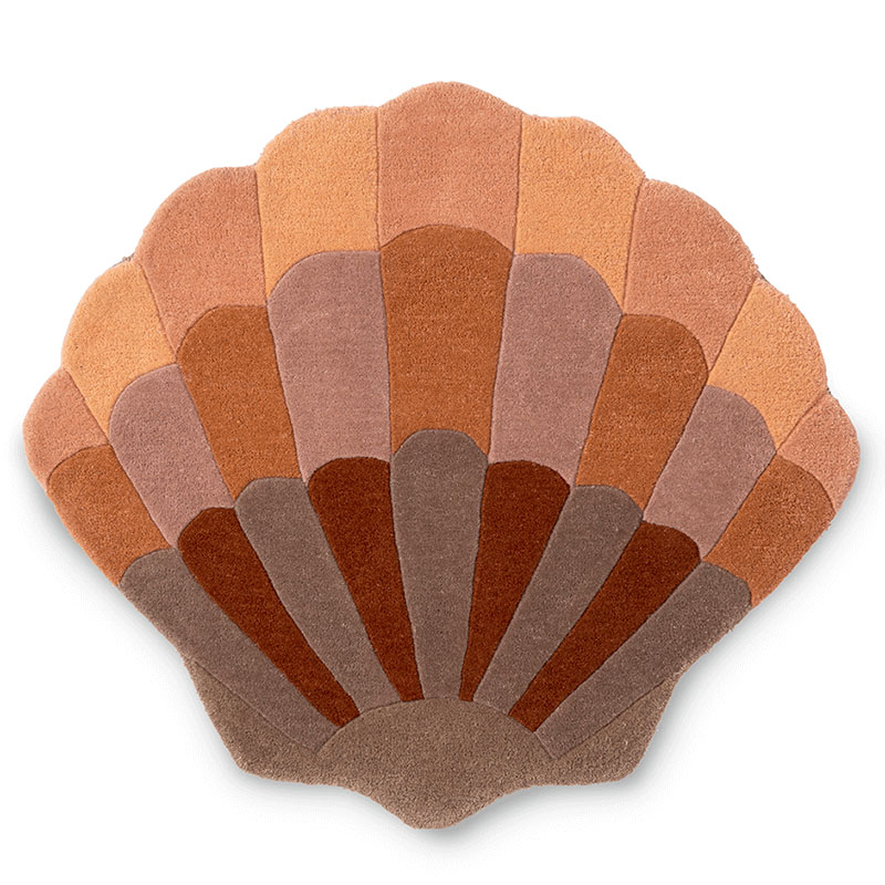 Decor Kids schelp licht vloerkleed