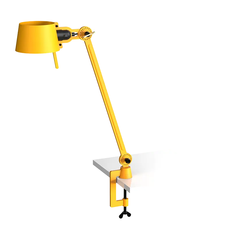 Bolt bureaulamp 1arm clamp - Sunny yellow