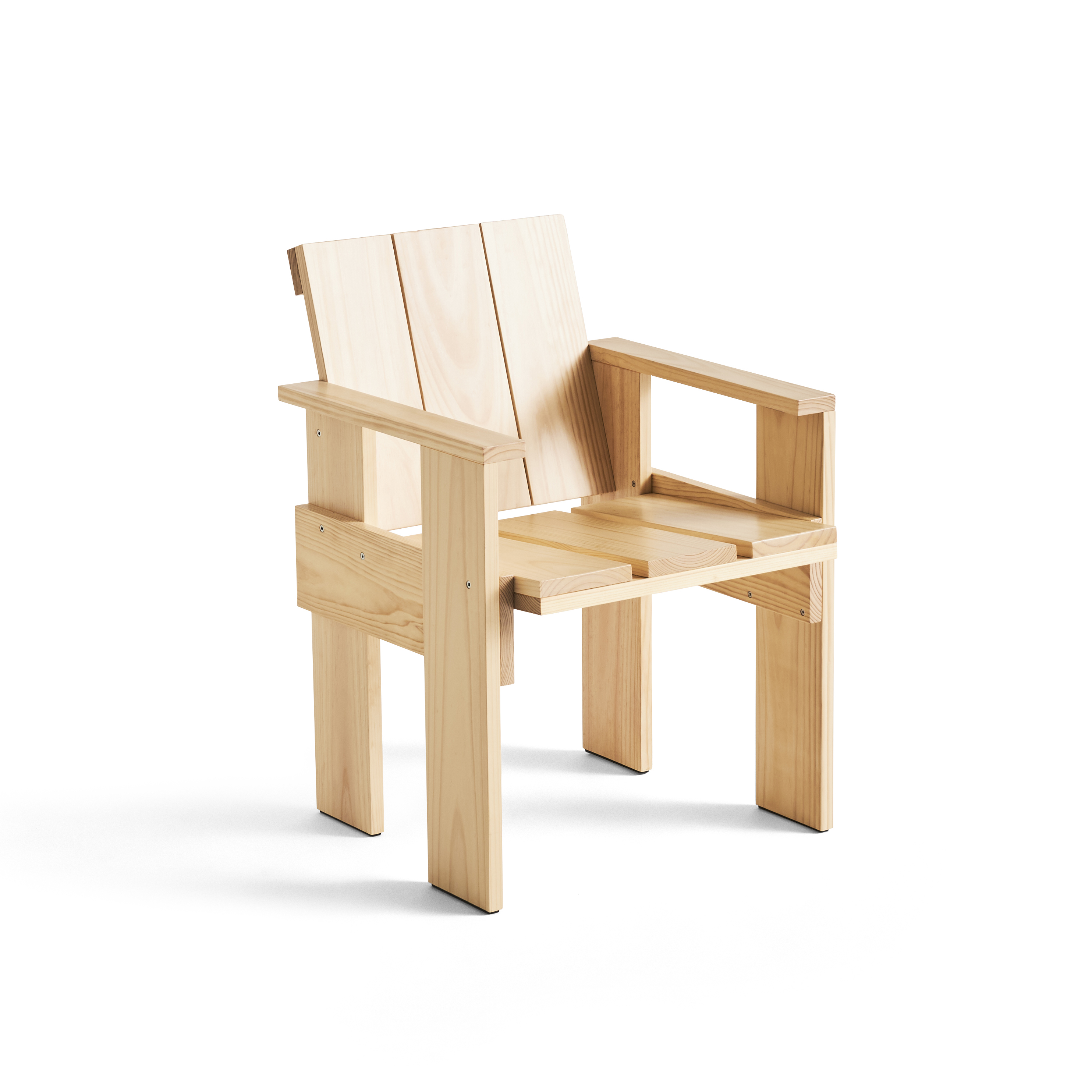 Crate dining chair - Waterbased lacq pinewood