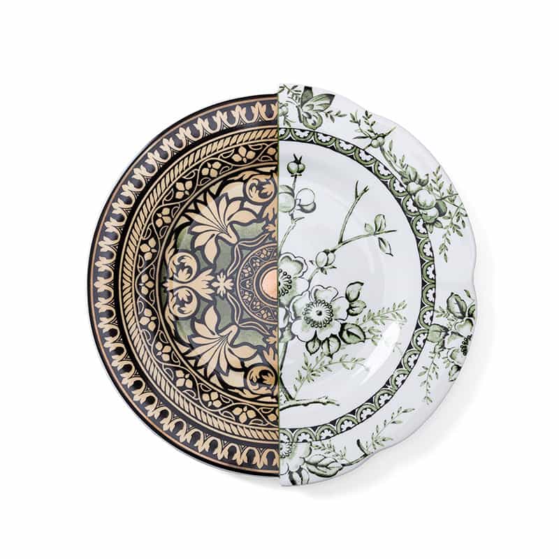 Dinner plate in porcelain hybrid - Lothal