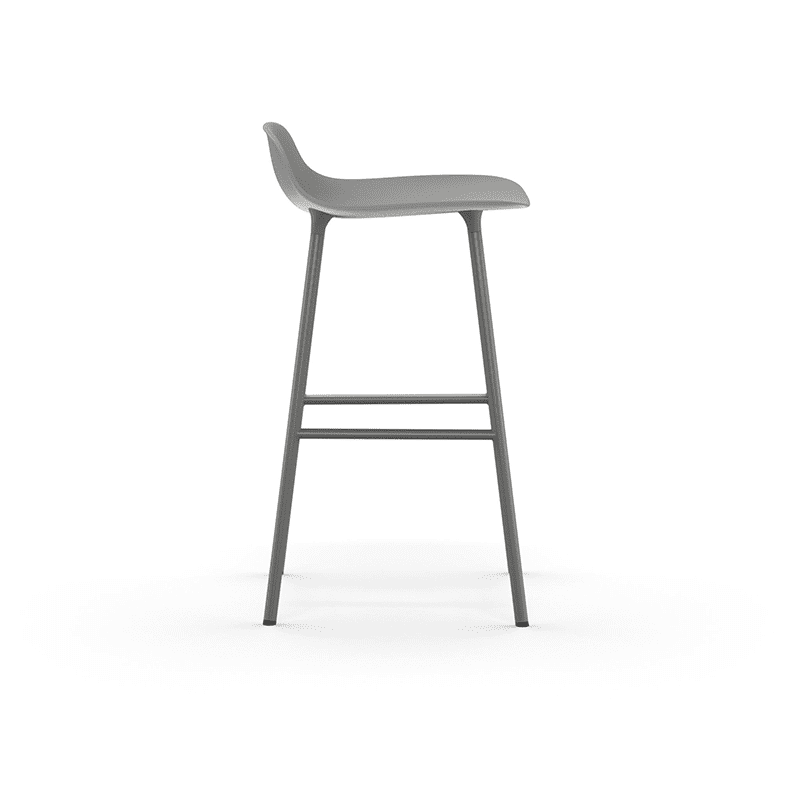 Form Barstool 65 cm Grey/Grey