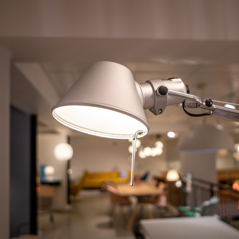 Tolomeo Terra LED vloerlamp aluminium
