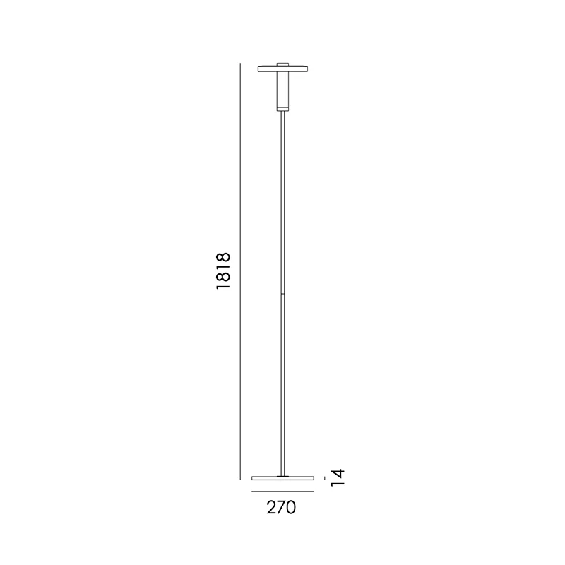 Beads vloerlamp uplight