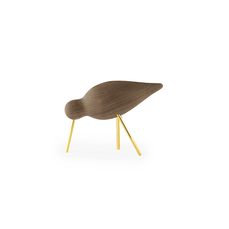 Shorebird Medium - Walnut/Brass