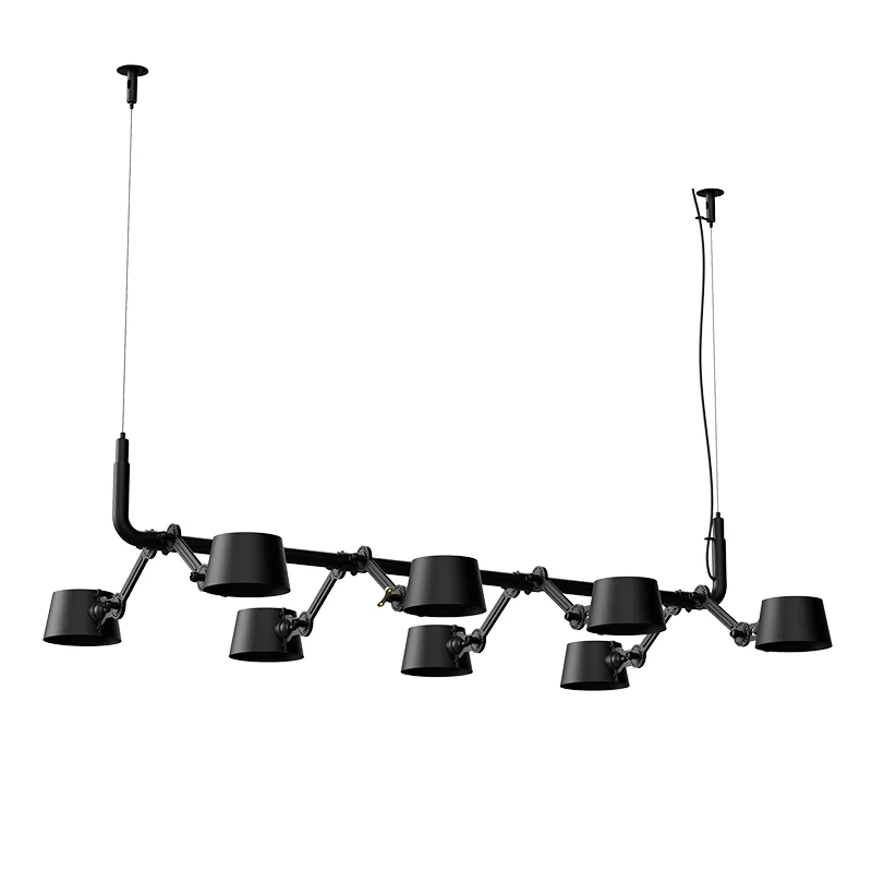 Bolt 8-pack hanglamp - Smokey black