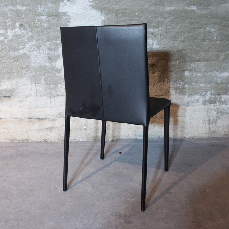 Norma - Leder zwart/ Zwart