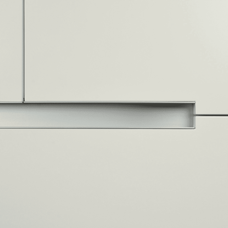 Line Dressoir KL-KA / Frame & greeplijst aluminium