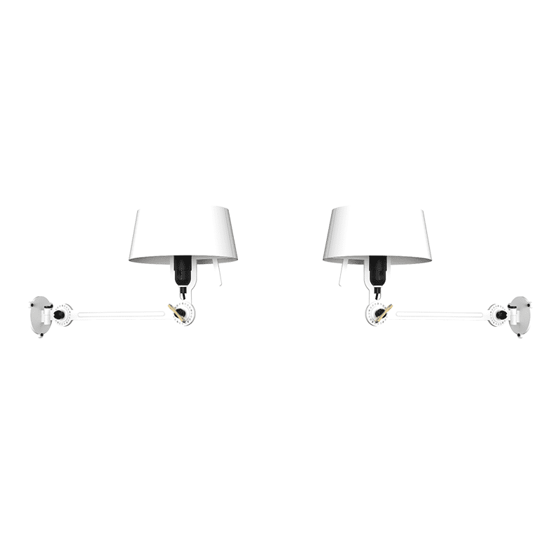 Bolt bed wandlamp underfit set - Pure white