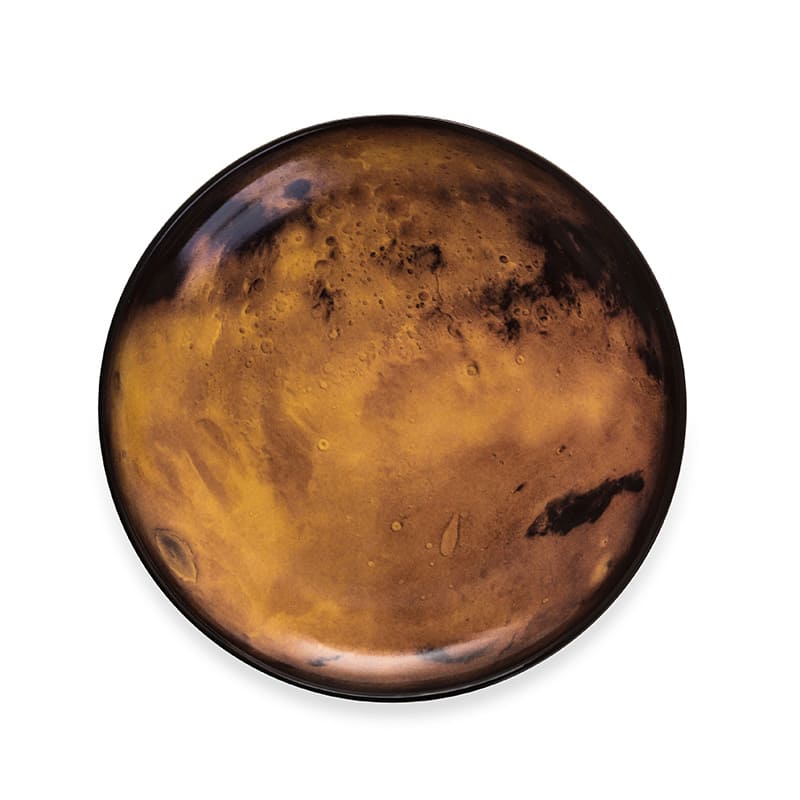 Cosmic diner porcelain plate - Venus Cosmic diner porcelain plate - Venus