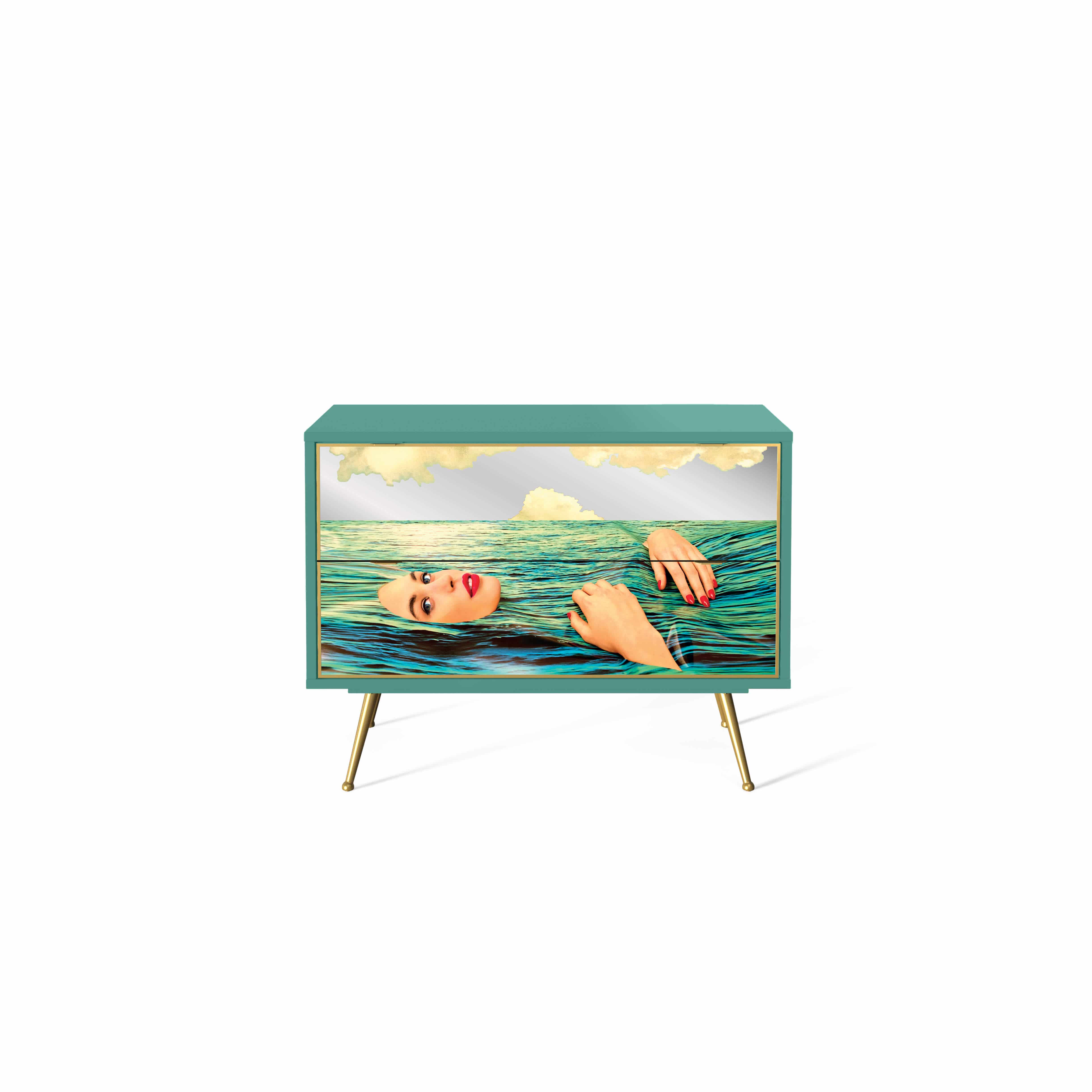 Chest of two drawers toiletpaper - Sea girl