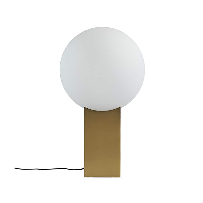 Hoop floor lamp - Brass