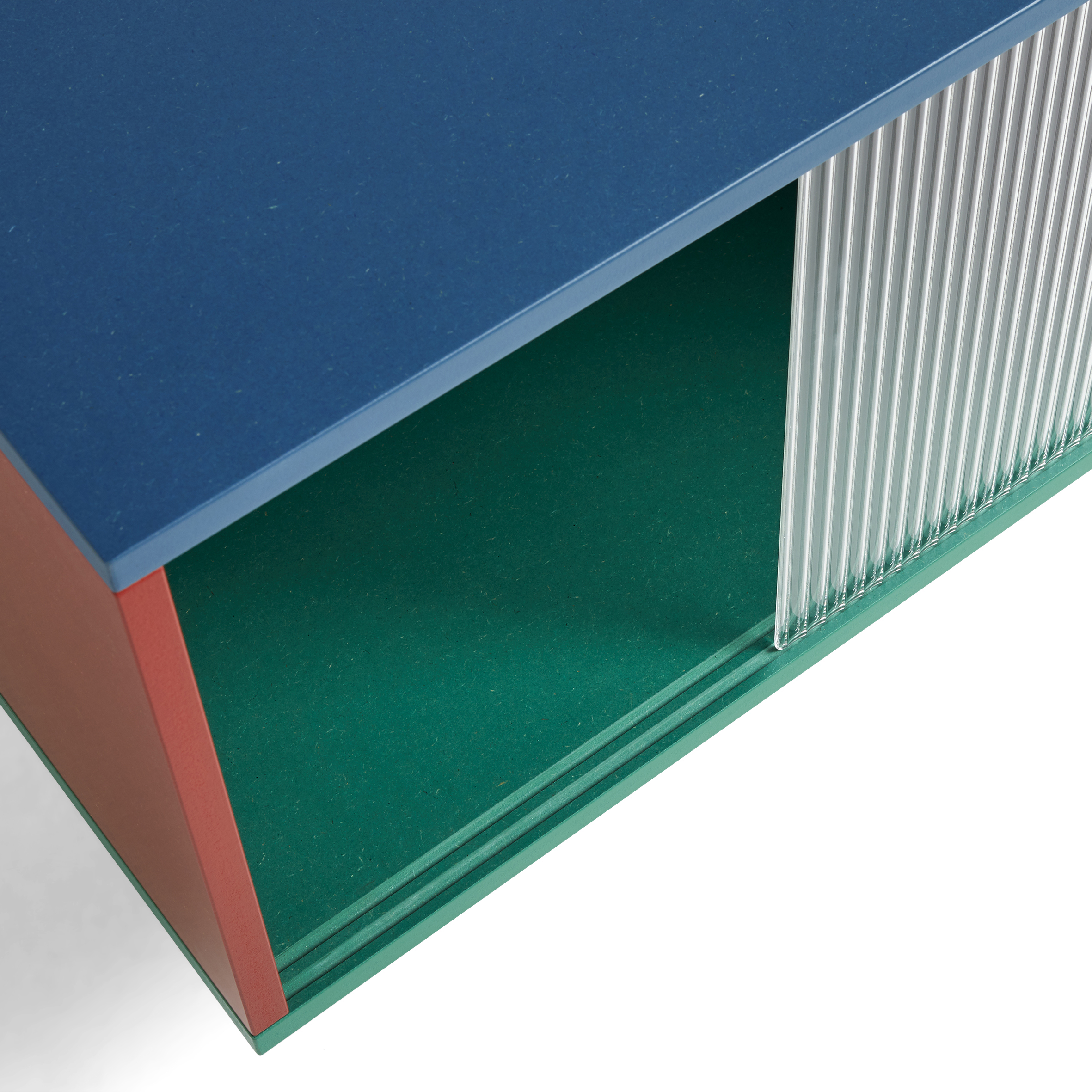 Colour Cabinet floor - Large Multi/Glass doors