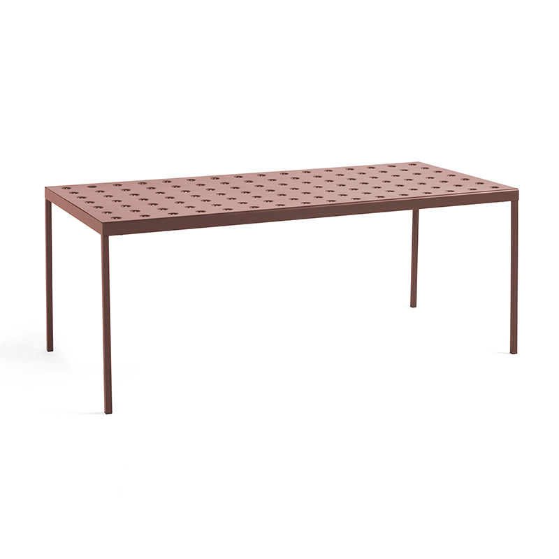 Balcony table 190 - Iron red