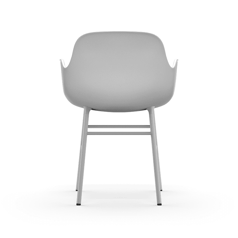 Form Armchair White/Black