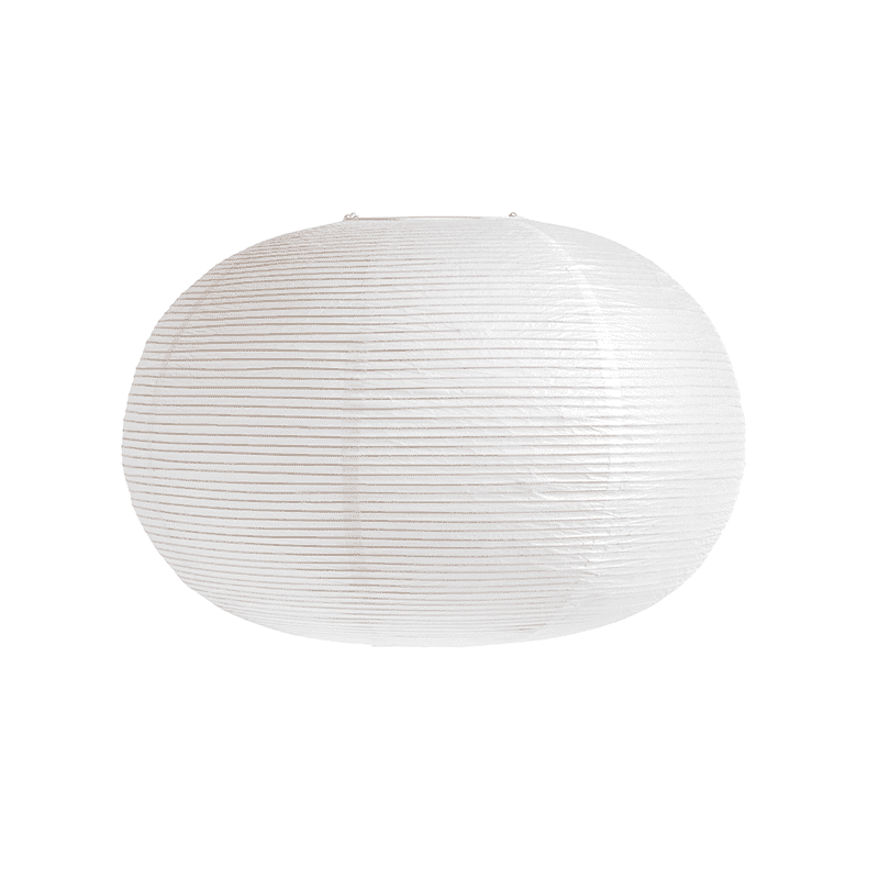 Rice Paper Shade Ellipse - Classic white