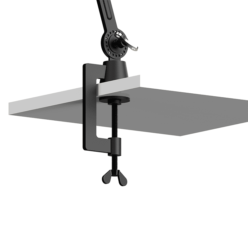 Bolt bureaulamp 1arm clamp - Smokey black