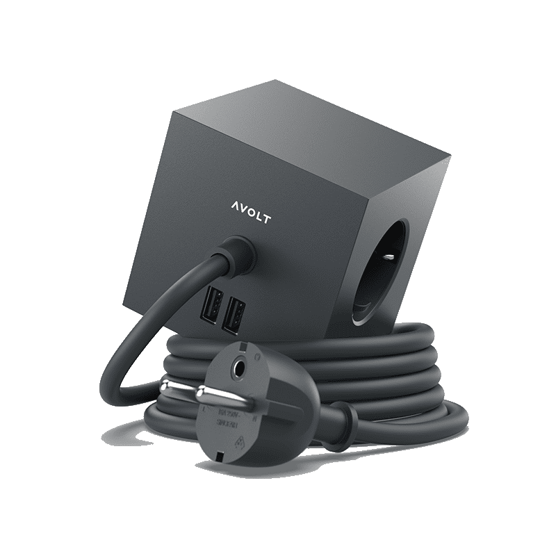Square 1 USB & Magnet - Stockholm Black