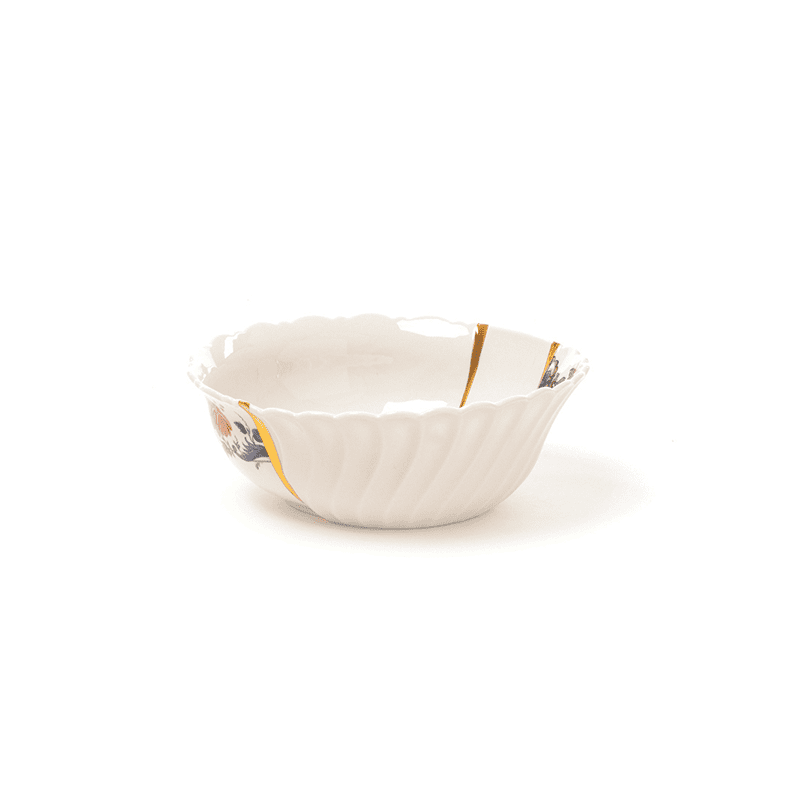 Kintsugi-n'2 bowl in porcelain 19 cm