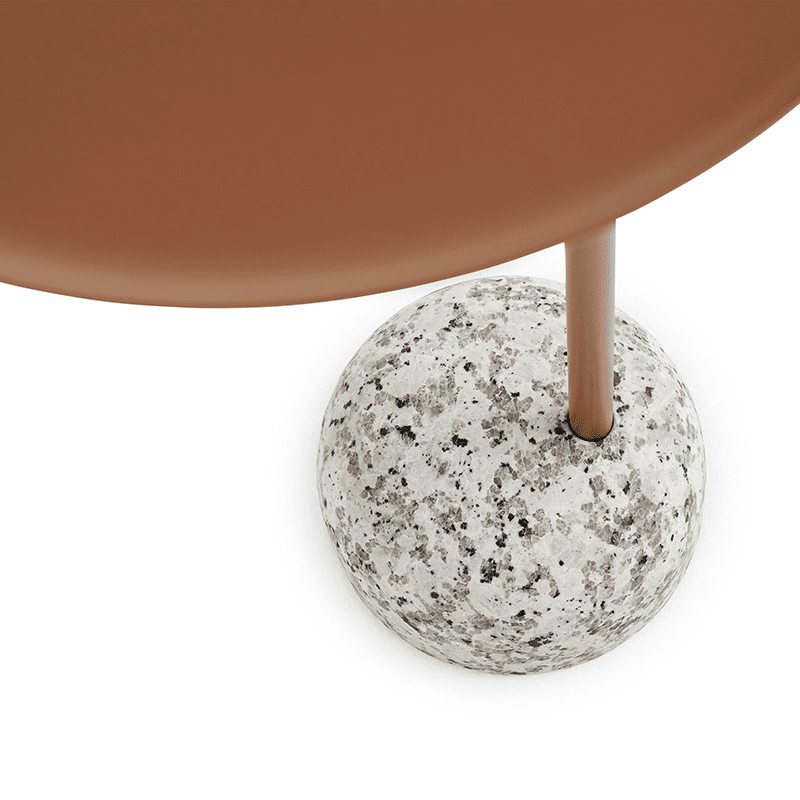 Bowler Side Table - Pale Brown