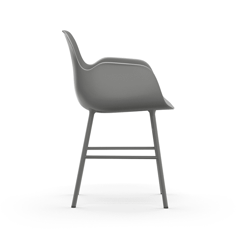 Form Armchair Grey/Black