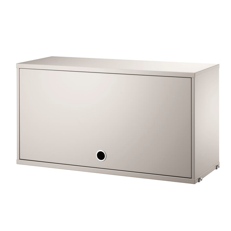 Cabinet with flip door